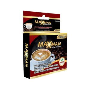 MAXMAN Coffee for Men FDA Approved Energy Drink Best Gift for Couple